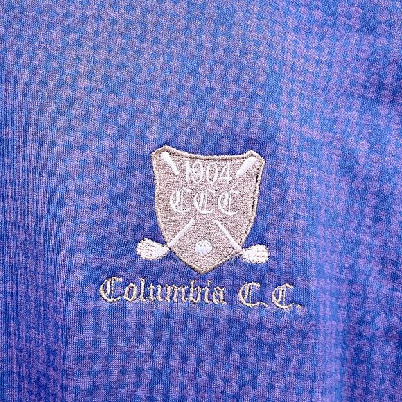 Tiger Woods Nike Performance Golf Polo Shirt Blue Country Club Mens XXL 2XL - Picture 3 of 7